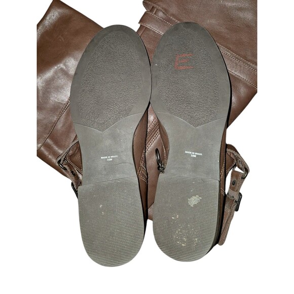 Matisse Womens Size 10 M Brown Leather Zip 15" Shaft Fold Over Riding Classic - Picture 5 of 5